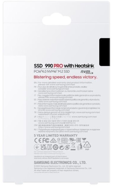 Samsung 990 Pro Heatsink 1TB (MZ-V9P1T0GW), Bild 9
