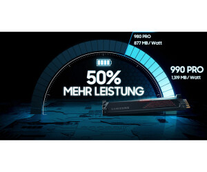 Samsung 990 Pro avec dissipateur 1 To (MZ-V9P1T0GW) au meilleur prix sur