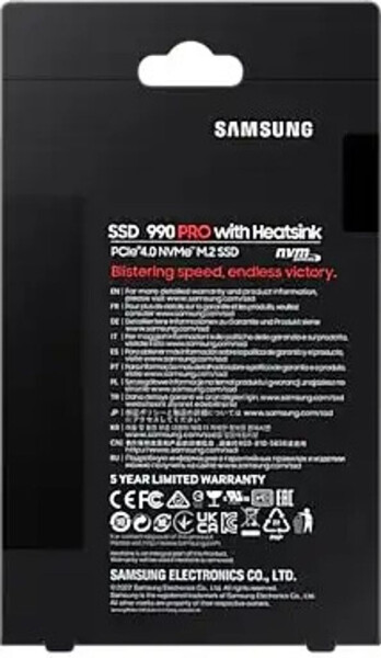 Samsung 990 Pro Heatsink 2TB (MZ-V9P2T0GW), Bild 12