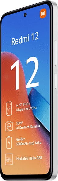 Xiaomi Redmi 12 8GB/256GB 6,79 Polar Silver