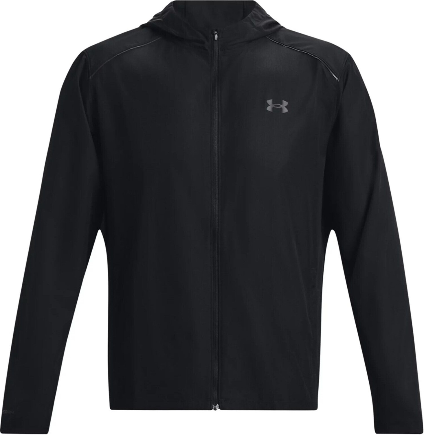 Under Armour Outrun The Storm Chaqueta - Black/Jet Gray/Reflective