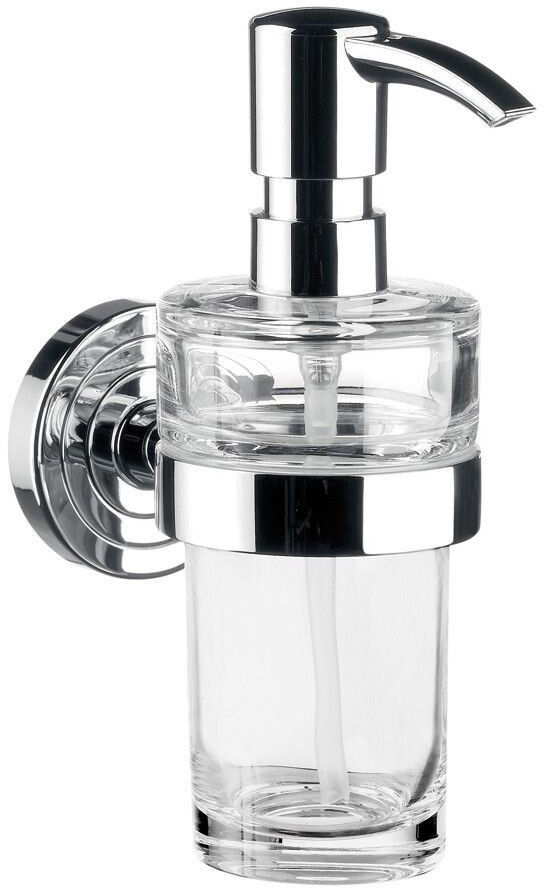emco Polo Soap Dispenser Crystal Glass Chrome