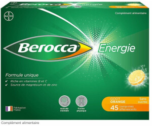 BEROCCA ENERGIE 30 COMPRIMES EFFERVESCENTS GOÛT CASSIS BAYER