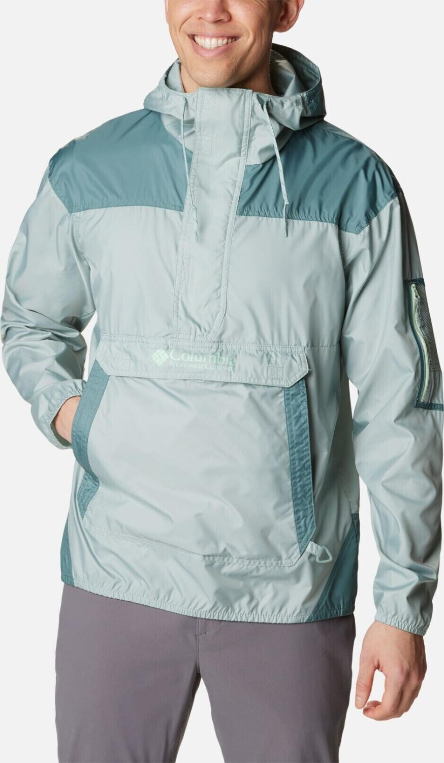 Buy Columbia Challenger Windbreaker niagara metal 1714291 350