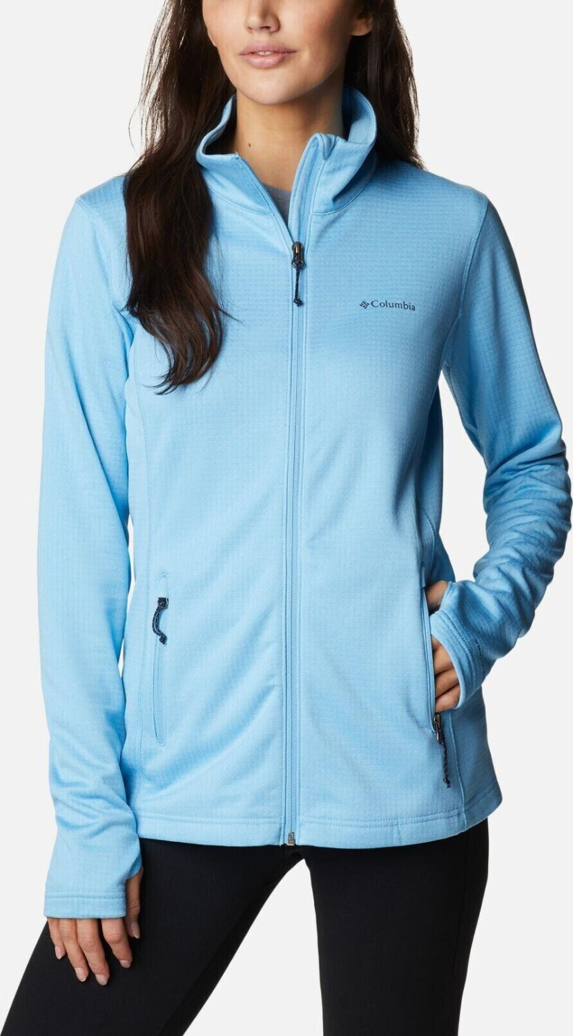 Columbia W Park View Grid Fleece Full Zip vista blue heather (1959713-456)