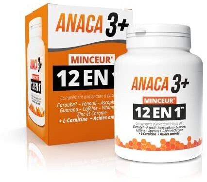 ANACA 3+ - Perte De Poids - Complément Alimentaire - Aide À Brûler