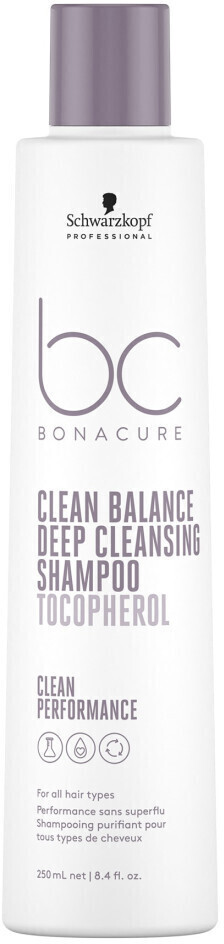 Photos - Hair Product Schwarzkopf Bonacure Clean Balance Deep Cleansing Shampoo (250 