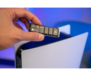 Disque SSD Interne WD_BLACK SN850P avec dissipateur pour PS5 4 To Noir -  SSD internes