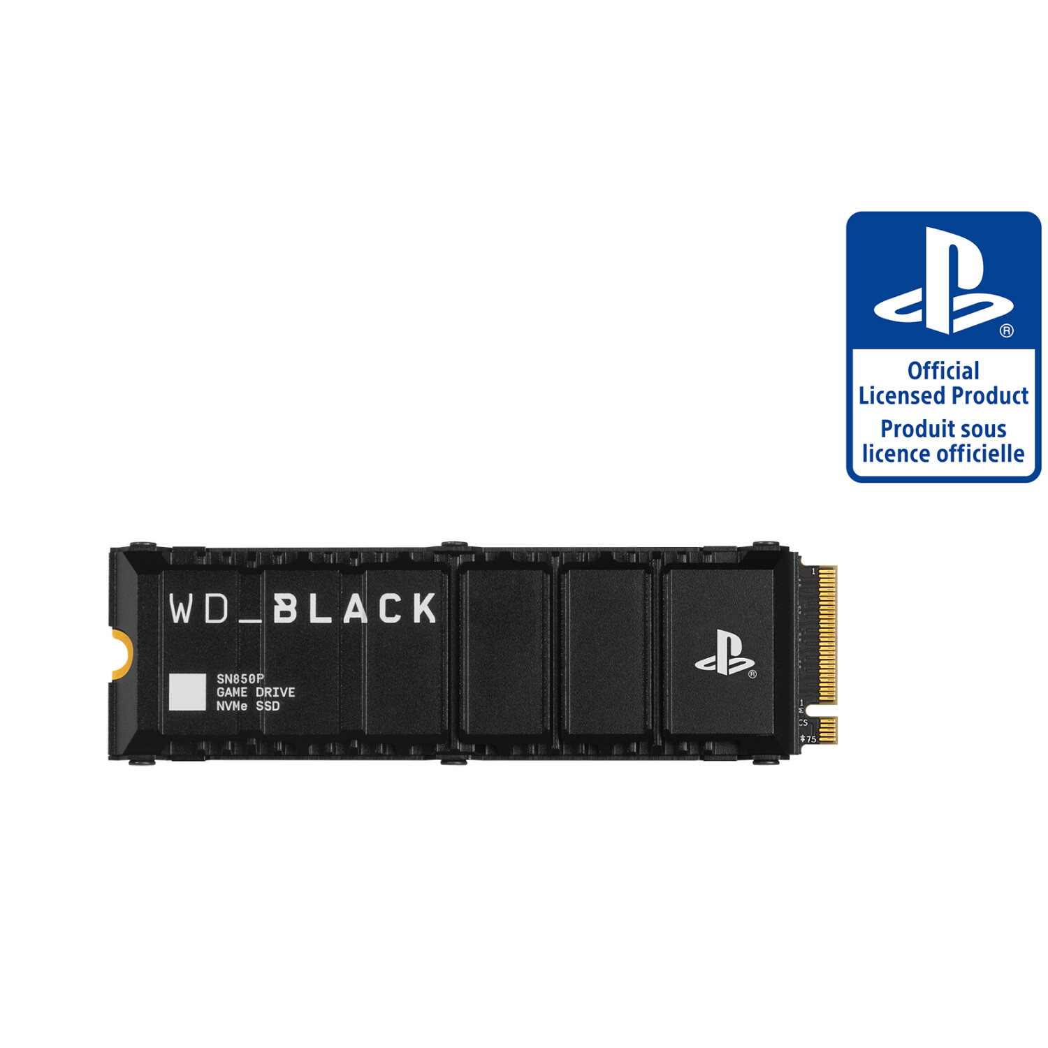 Disque SSD Interne WD_BLACK SN850P avec dissipateur pour PS5 4 To