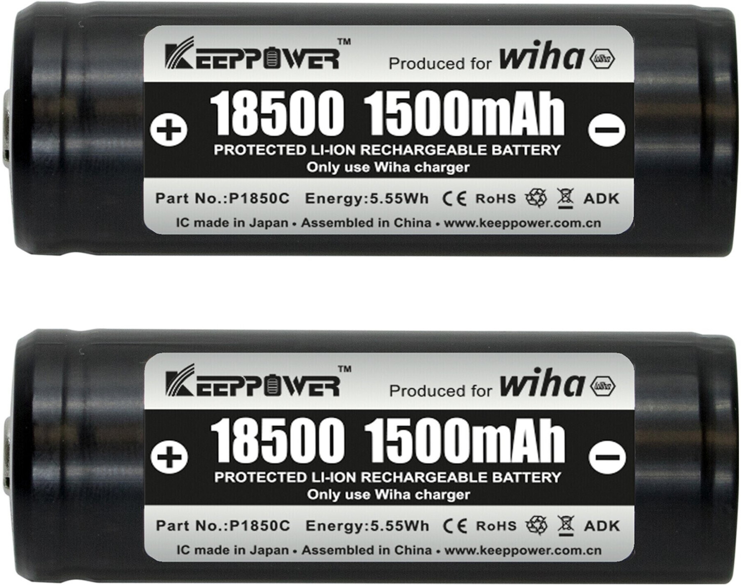 Wiha Battery set 18500 2 pieces (41914)