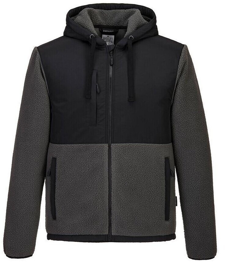 Portwest KX3 Fleece Jacket black/grey