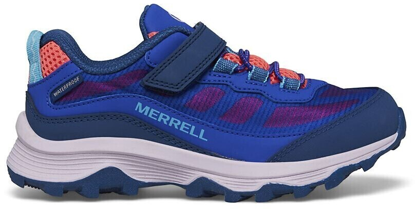 Merrell Moab Speed Low A/C Waterproof Kinder blue/berry/turq