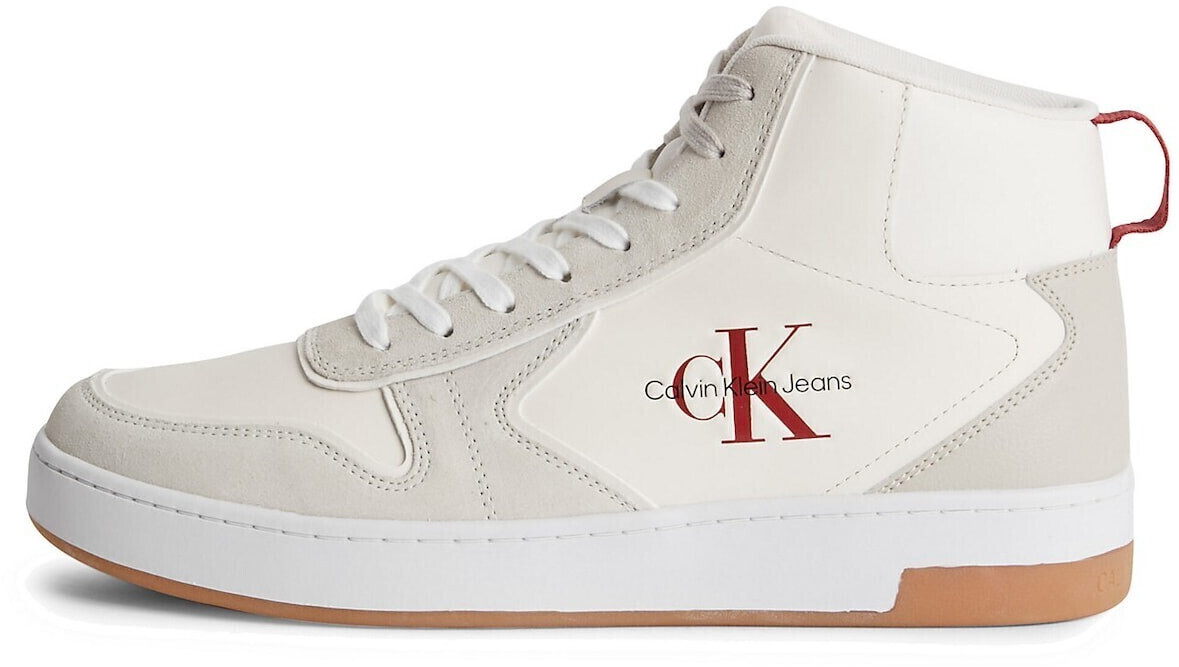 Calvin Klein Basket Cupsole Irreg Lines YM0YM00612 Eggshell/Ancient White 0f9