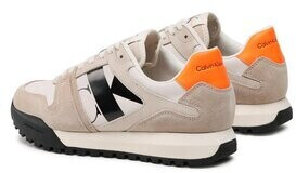 Calvin Klein Toothy Run Laceup Low Lth Mix YM0YM00744 Eggshell