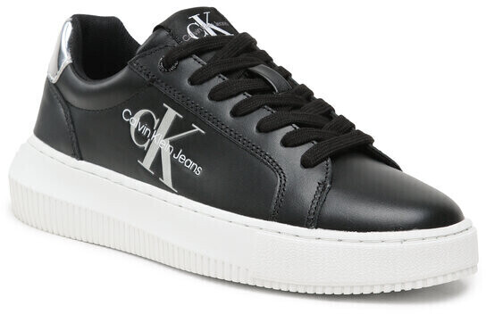 Calvin Klein Chunky Cupsole Mono Lth Wn YW0YW01224 Black/Silver BEH