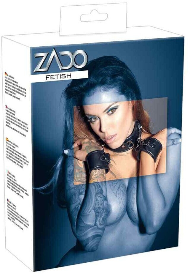 Zado Leather neck and hand cuffs