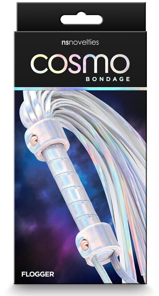 NS Novelties Cosmo Bondage Flogger Rainbow