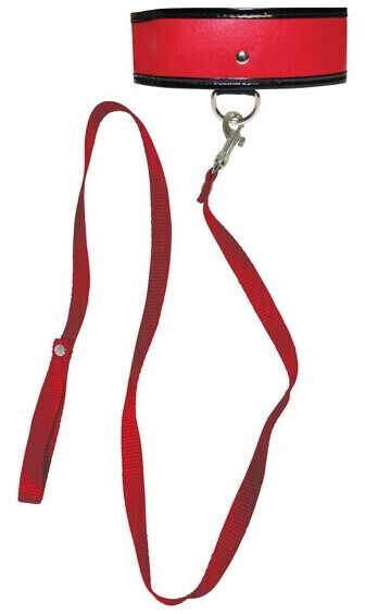 Sportsheets Sex & Mischief Red Leash & Collar
