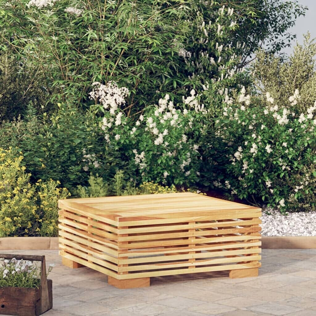 vidaXL Garden Side Table 69,5x69,5x31 cm Teak