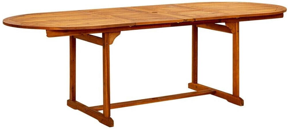 vidaXL Garden Dining Table 160-240x100x75 cm Acacia