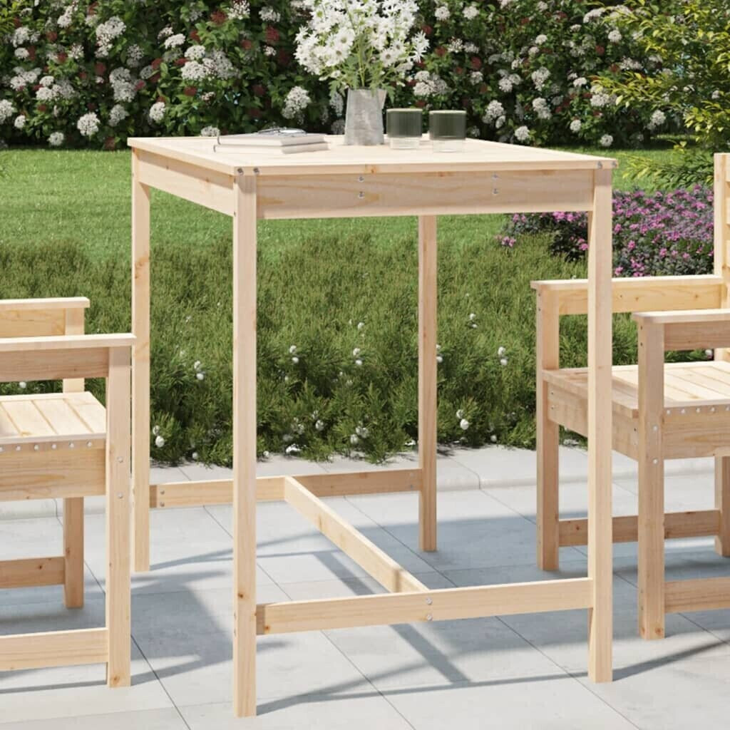 vidaXL Garden Table 121x82,5x110 cm Pine