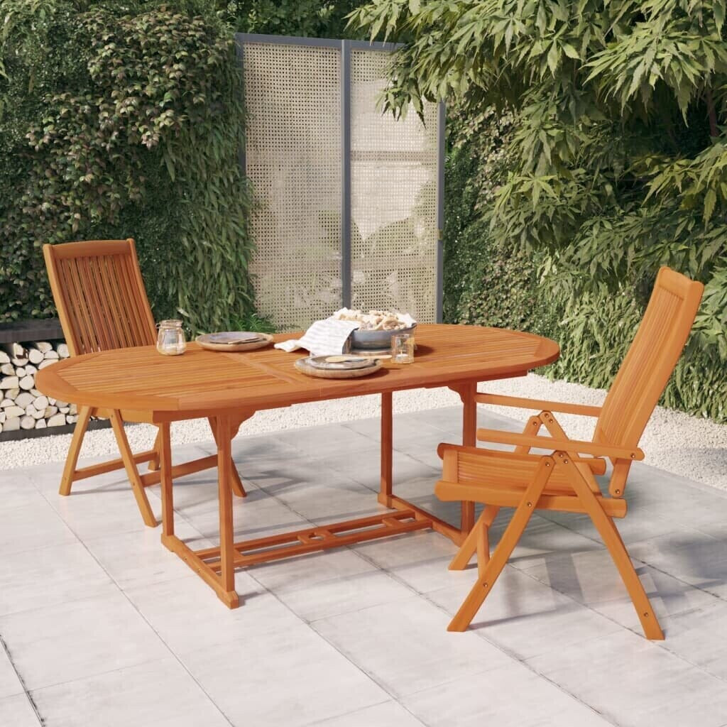 vidaXL Garden Table 200x100x75 cm Eukalyptus