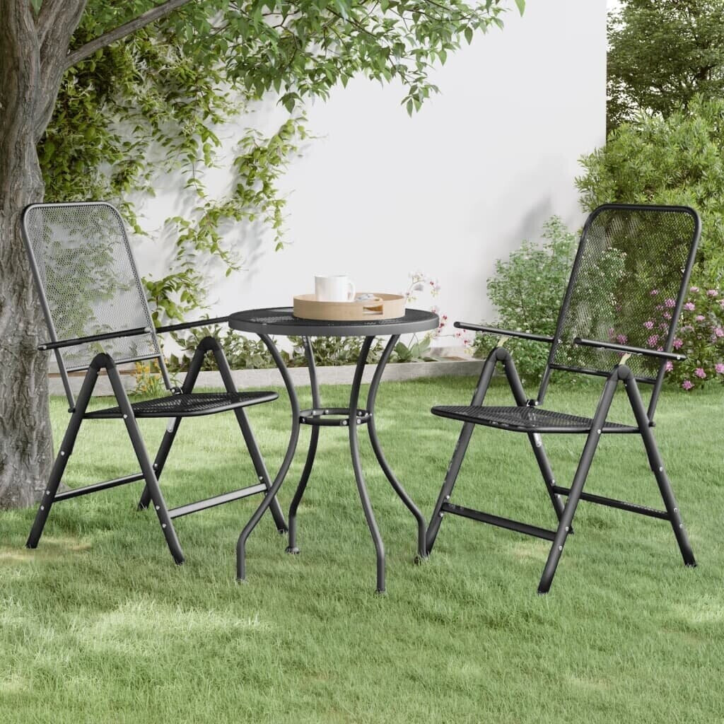 vidaXL Garden Table Ø60x72 cm Anthracite