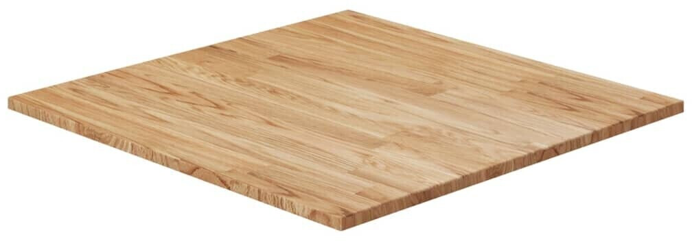 vidaXL Table Top Square Light Brown 90x90x1,5cm Oak treated