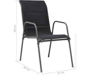 VidaXL Gartensessel 2er-Set Aus Akazien-Massivholz - Mit Kissen, Für Garten, Balkon & Terrasse