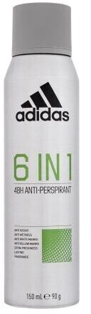 Photos - Deodorant Adidas 6 In 1 48H Anti-Perspirant Deospray  (150ml)
