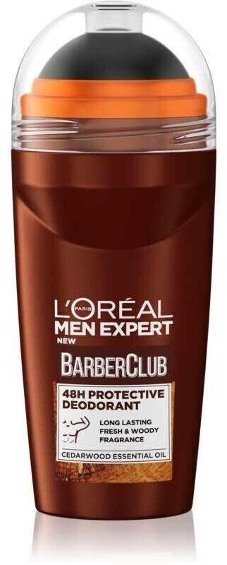 Photos - Deodorant LOreal L'Oréal Men Expert Barber Club Deo Roll-On  (50ml)