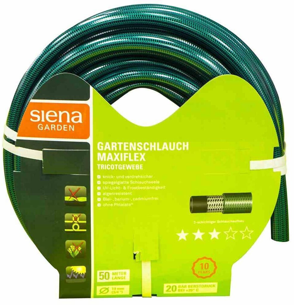Siena Garden Gartenschlauch 19mm 50m grün (145269) ab 57,95