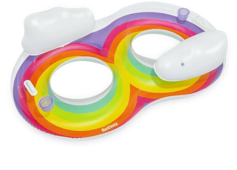 Bestway Swing Ring for 2 Rainbow Dreams 172x102 cm with 2 Untersetzern