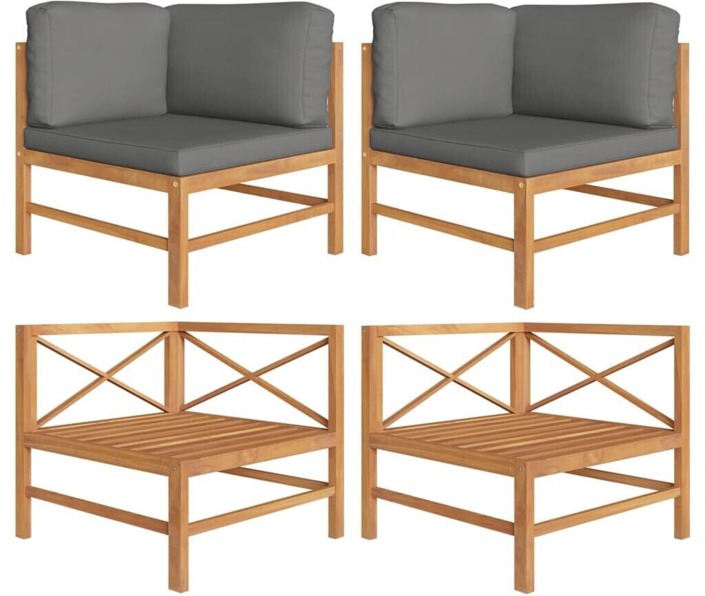 vidaXL Garden Sofa 2 pcs. (316114)