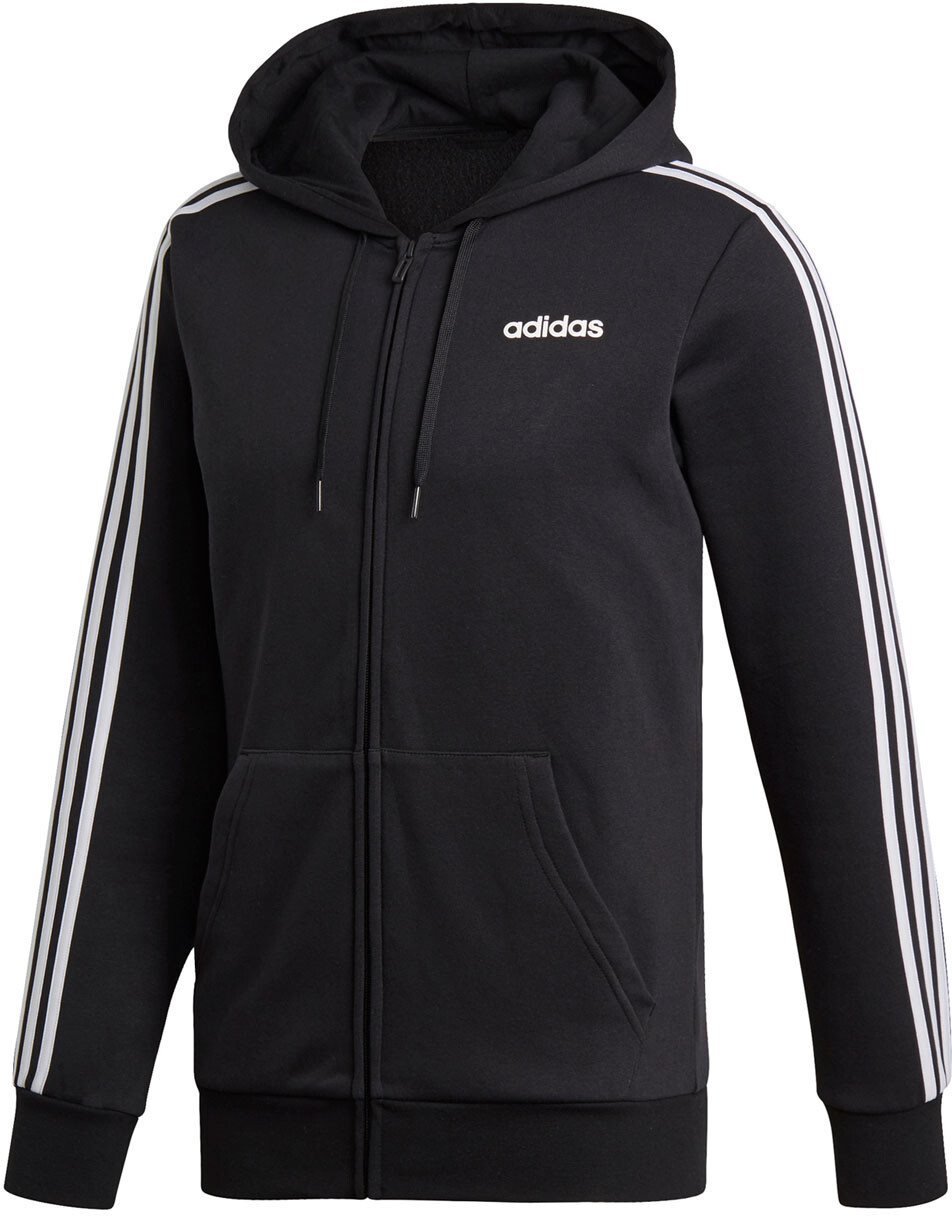 Adidas Essentials Fleece 3-Stripes Full-Zip Hoodie