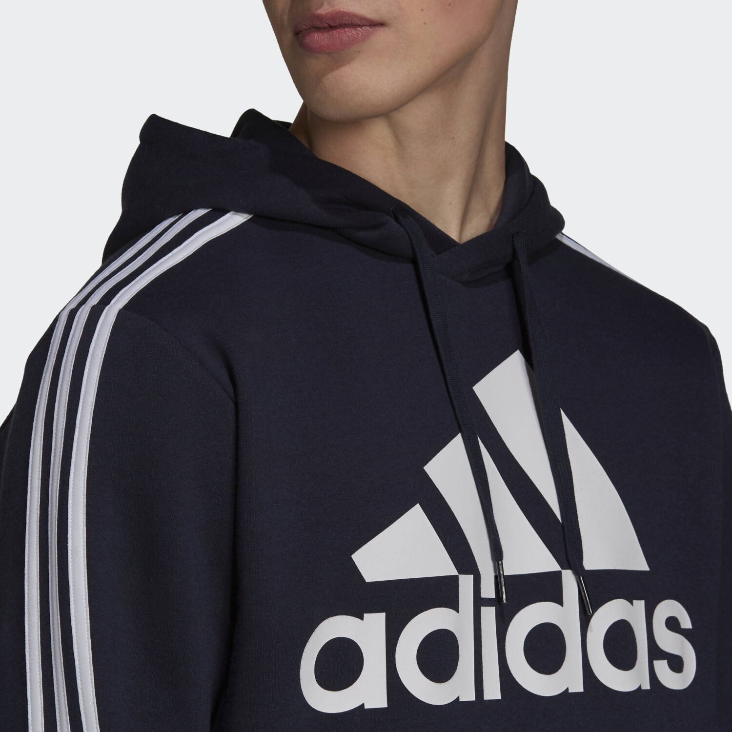 Adidas Essentials Fleece | 31,27 Logo Hoodie ink/white ab 3-Stripes bei € legend Preisvergleich