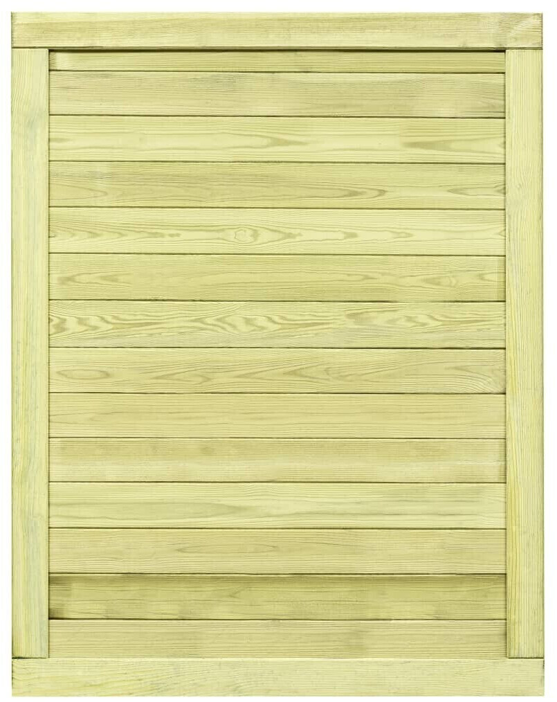 vidaXL Portail de jardin en bois de pin imprégné 125 x 100 cm