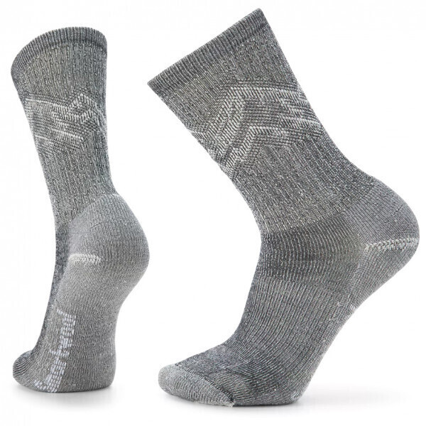 Smartwool Classic Hike Light Cushion Mountain Pattern Crew (SW001644) black