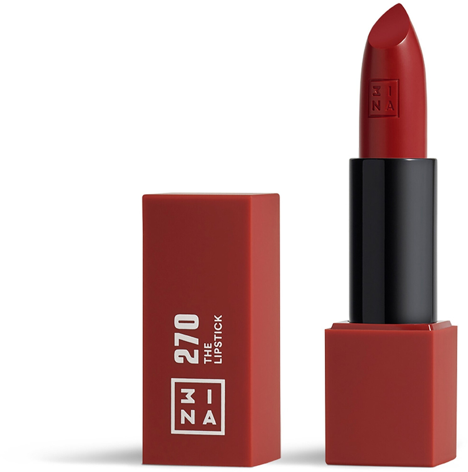 Photos - Lipstick & Lip Gloss 3INA The Lipstick  Nr. 270 Dark Red (4,5g)
