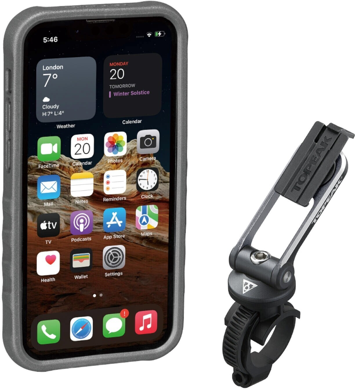 Topeak RideCase (iPhone 13 Mini) inkl. RideCase Mount
