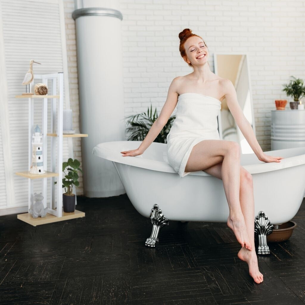 Relaxdays Relaxdays Plant shelf with 4 levels - back view