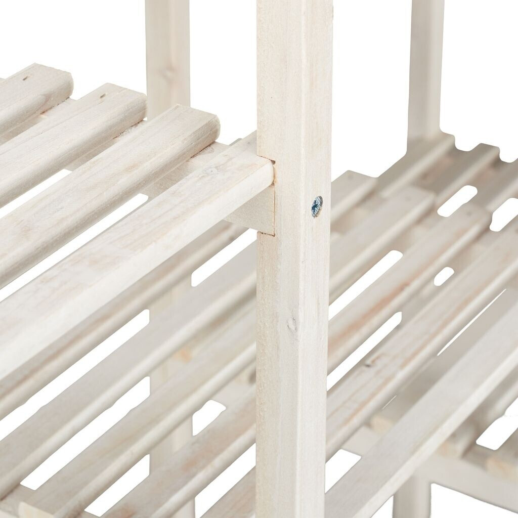 Relaxdays Relaxdays White wooden flower shelf - view 6