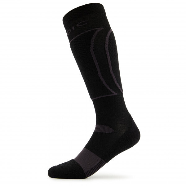 Stoic Merino Ski Socks Tech Heavy (17278) black/monsoon