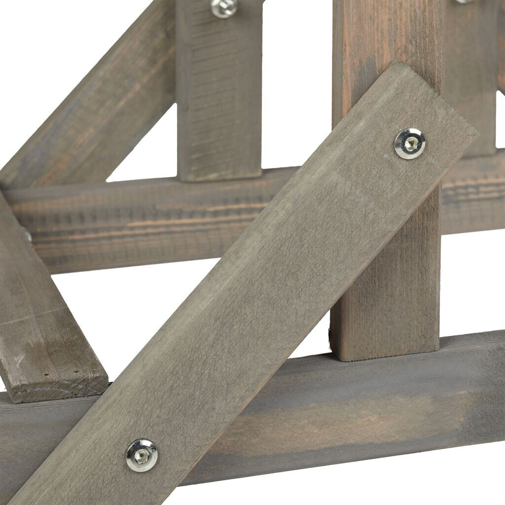 Relaxdays Relaxdays Wooden flower staircase 3 levels - view 7