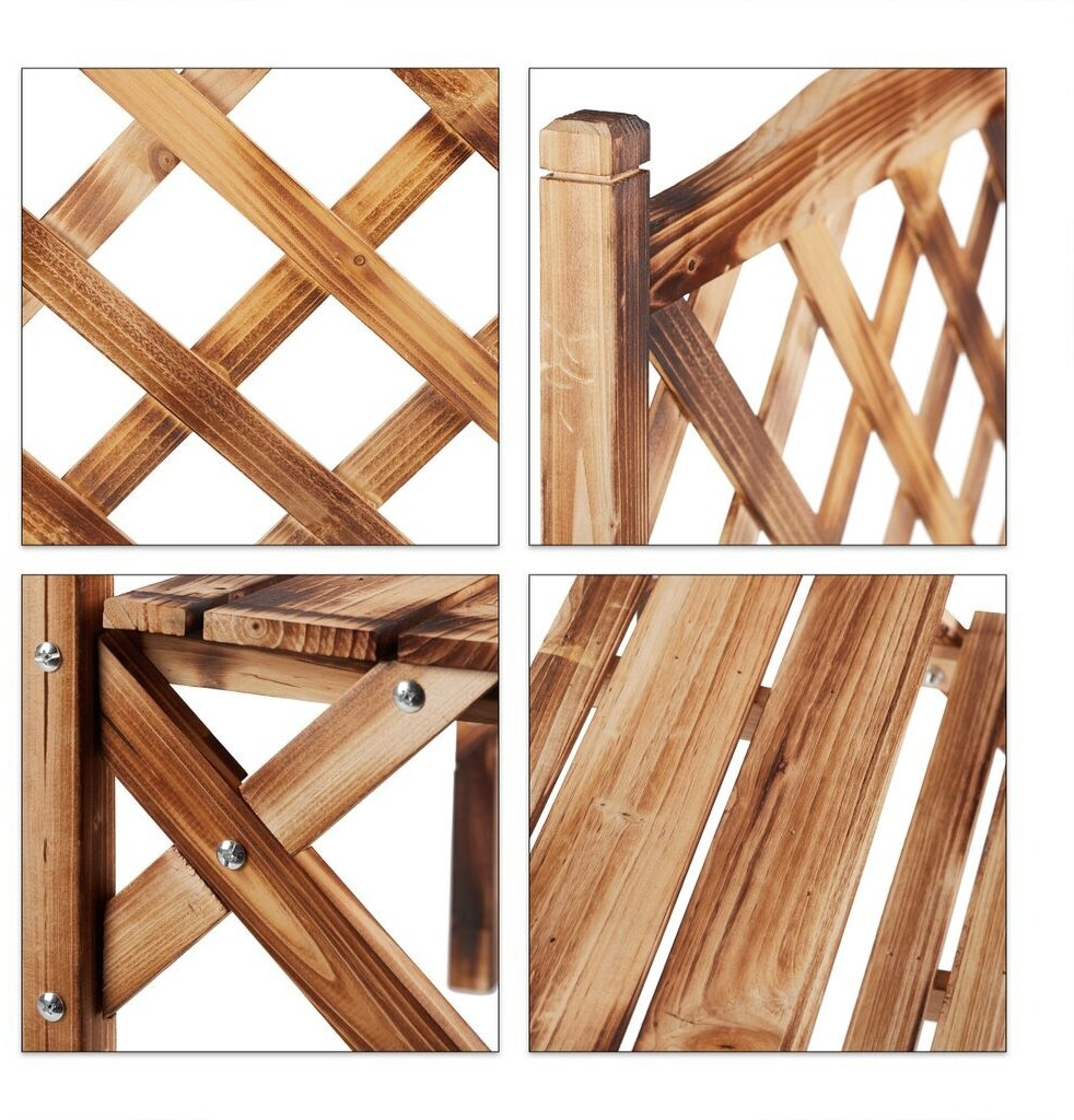 Relaxdays Relaxdays Flower staircase with trellis - view 6