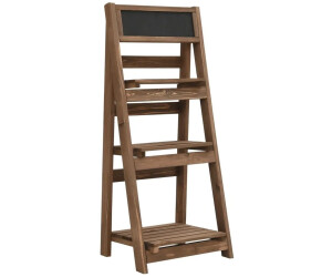 vidaXL 3-level plant stand with blackboard