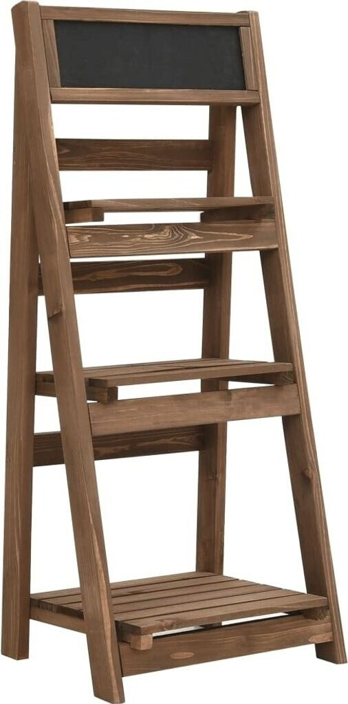 vidaXL vidaXL 3-level plant stand with blackboard - view 7