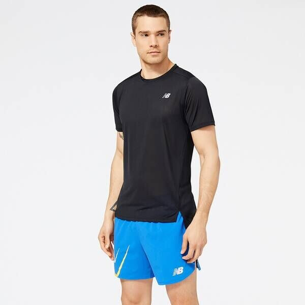New Balance Accelerate Short Sleeve (MT23222) black a € 23,99 (oggi
