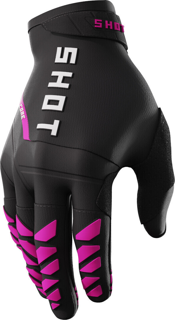 Shot Core Gloves black/pink