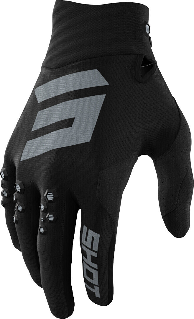 Shot Contact Gloves black/grey